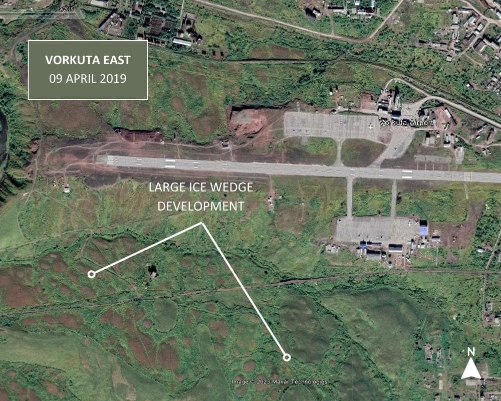 Figure 12. Vorkuta East Ice Wedges