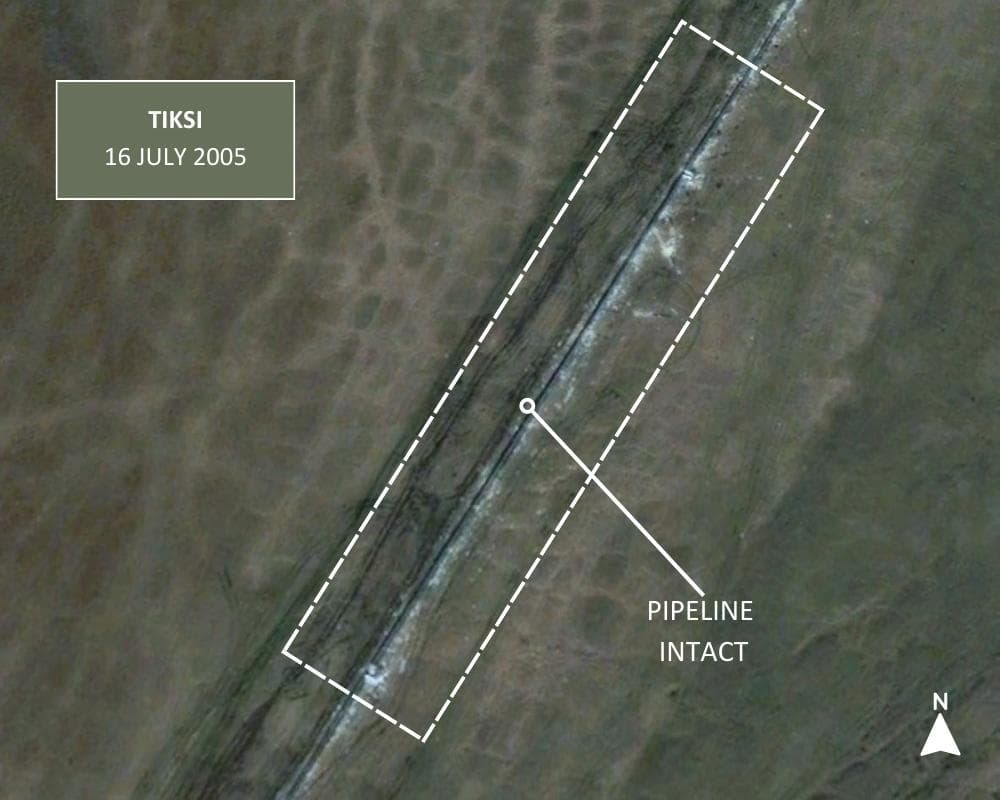 Figure 84. Tiksi pipeline