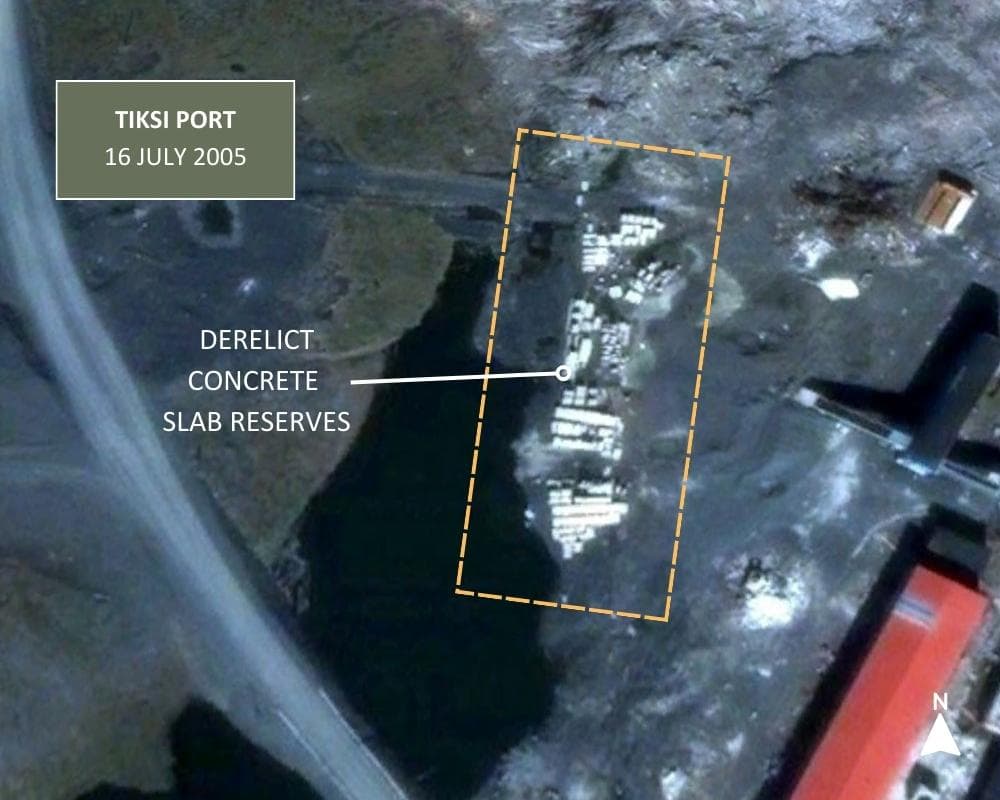 Figure 88. Tiksi slab storage 1