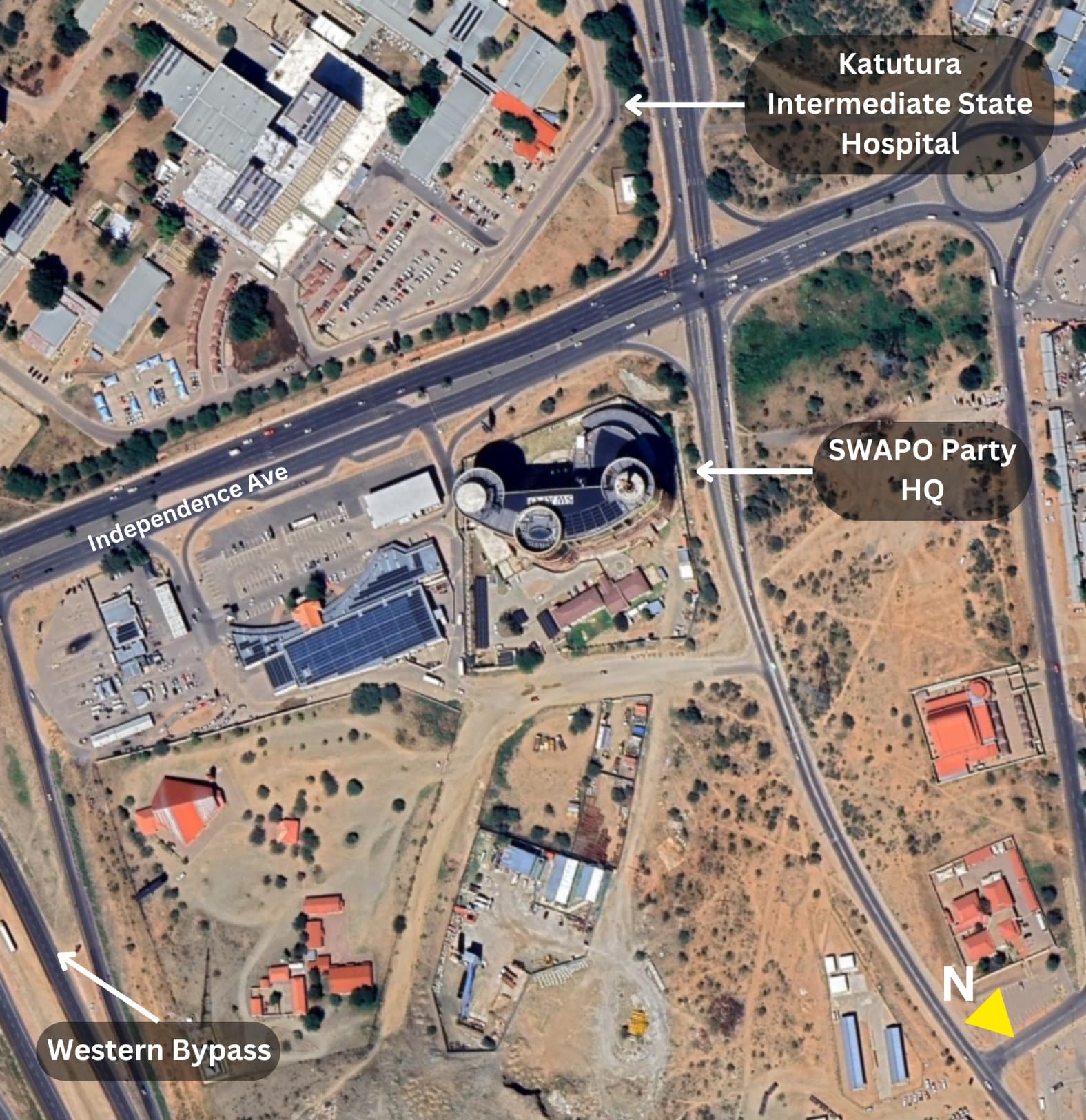 Chinese-Built Swapo Party HQ Windhoek