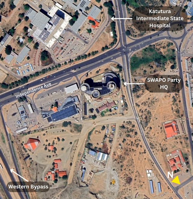 Chinese-Built Swapo Party HQ Windhoek