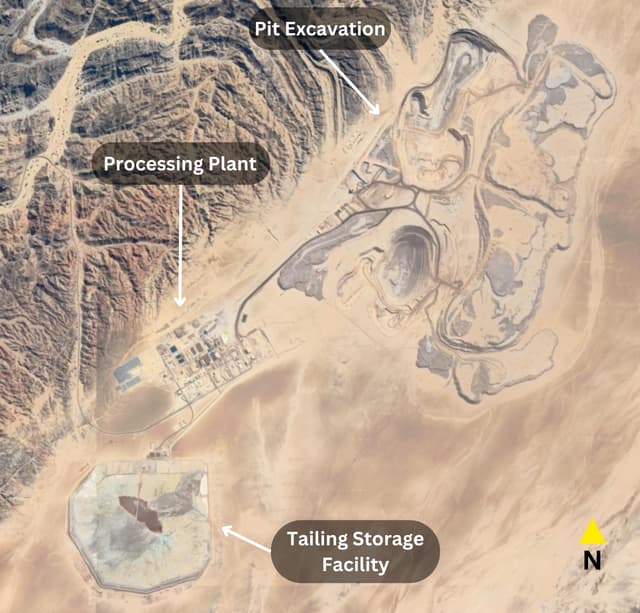 Husab Uranium Mine - Close-up