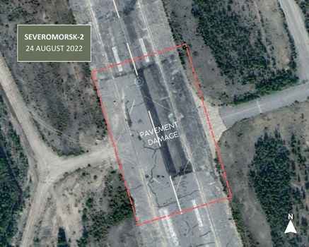 Figure 34. Severomorsk2 pavement damage