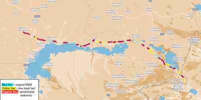 Geospatial Evaluation of Kazakhstan's Dostyk-Moyinty Railroad Progress: Spring 2024