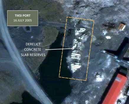 Figure 88. Tiksi slab storage 1
