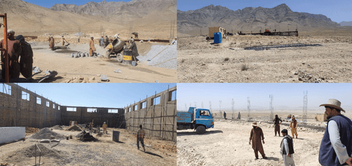 Photos posted by Yu Minghui of construction progress on the Chinatown Industrial Park. The photos show the progression of a single building from August to October 2023. No other buildings are observed to have been constructed or reported on business sites